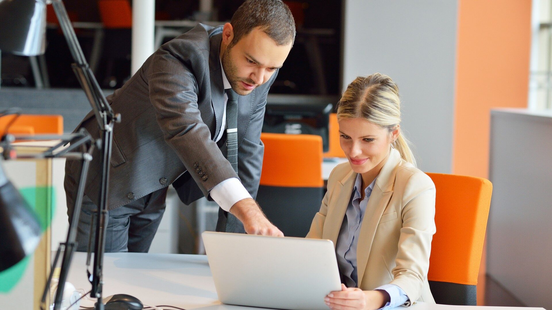 young people in the office